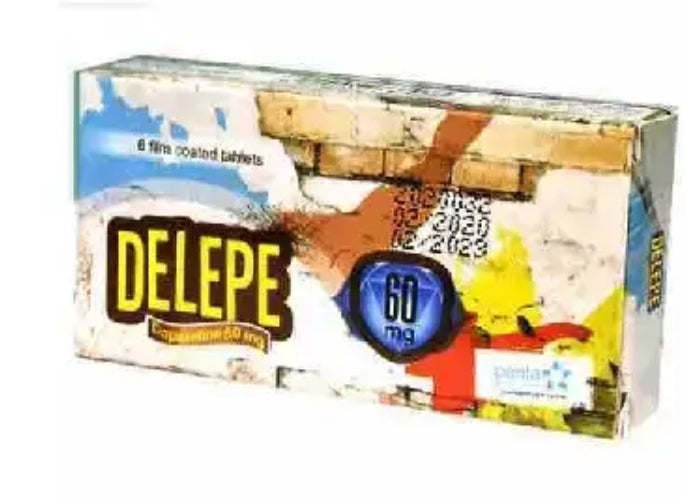Delpe 60 mg 6 tablets ديلبي ٦٠ مليجرام ٦ أقراص